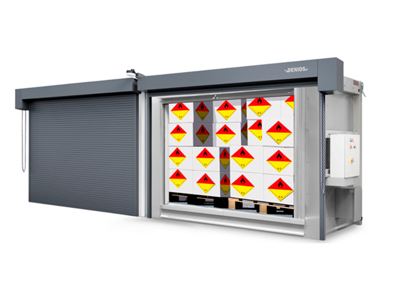 DENIOS Fire Rated RFP Storage Buildings Contractor Supply Magazine